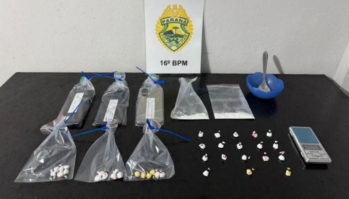 Pinhão - ROTAM apreende cocaína e prende dois homens em operação
